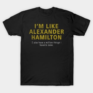 I like Alexander Hamilton T-Shirt
